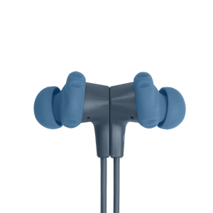 JBL Endurance Run 2 Wired - Blue - Waterproof Wired Sports In-Ear Headphones - Detailshot 1